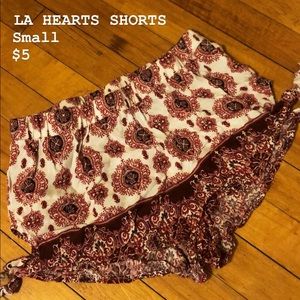 LA HEARTS SHORTS